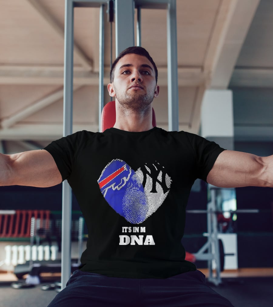 Buffalo Bills New York Yankees It's In My DNA Sports Fan T-Shirt