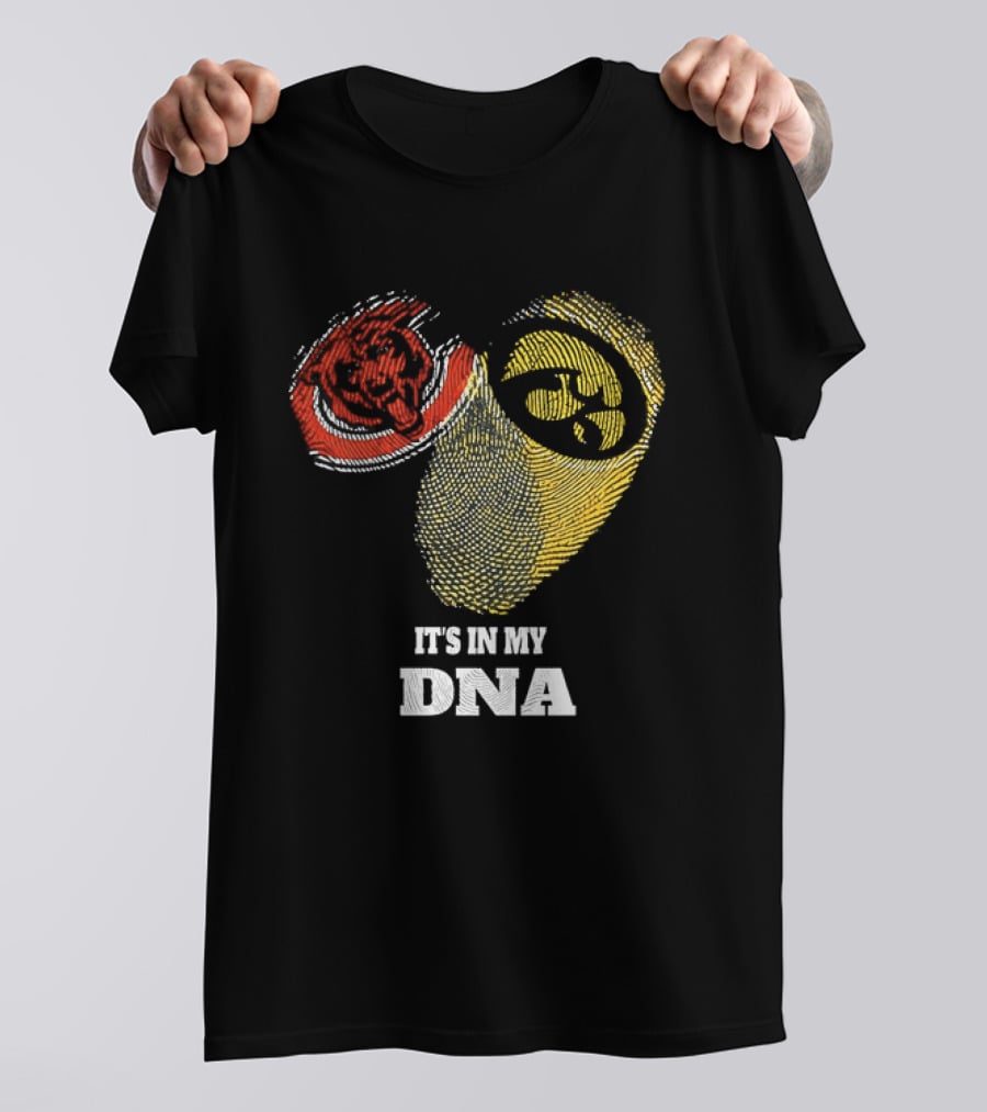 Chicago Bears Iowa Hawkeyes It's In My DNA T-Shirt