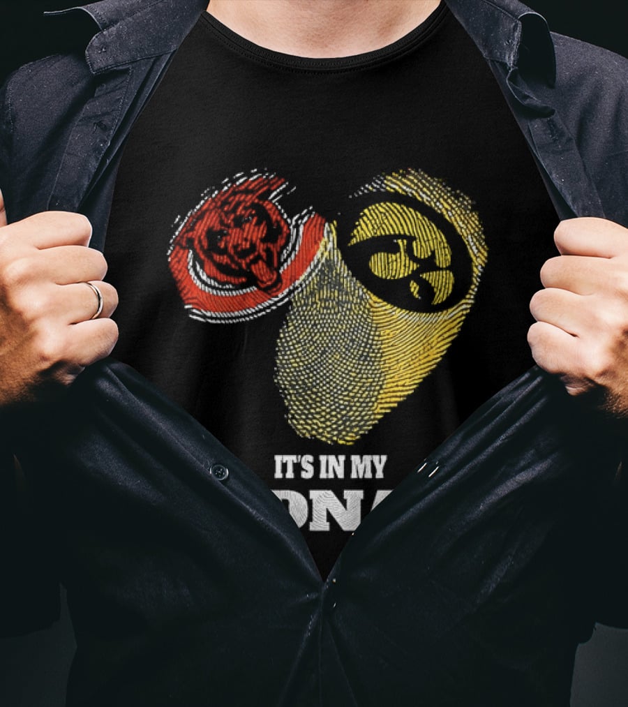 Chicago Bears Iowa Hawkeyes It's In My DNA T-Shirt