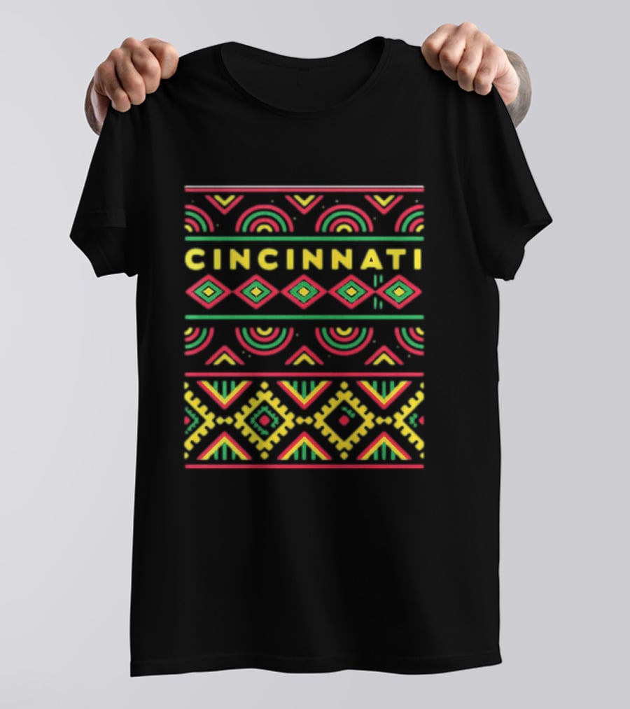 Cincinnati Bengals Juneteenth Celebration African T-Shirt