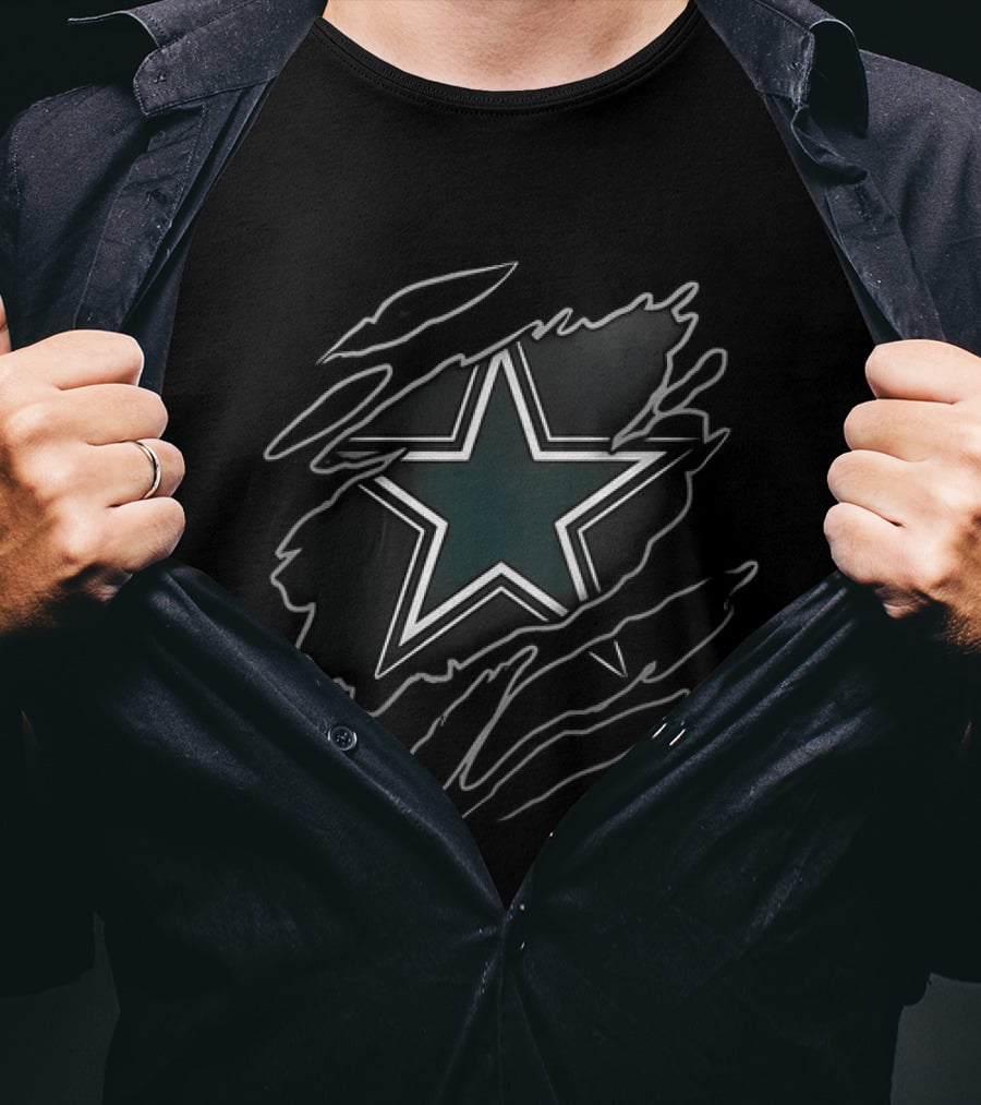 Dallas Cowboys Star Rip Reveal T-Shirt
