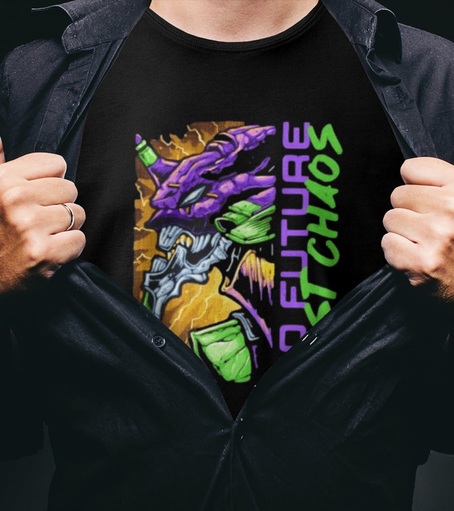 Evangelion Unit 01 No Future Just Chaos Neon Genesis Evangelion T-Shirt