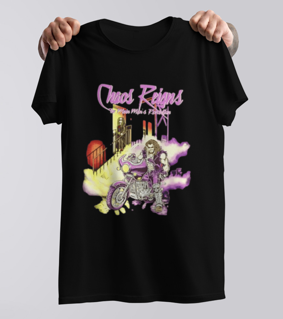 Chaos Reigns Lobo DC Comics Main Man's Revolution Motorcycle Rider T-Shirt