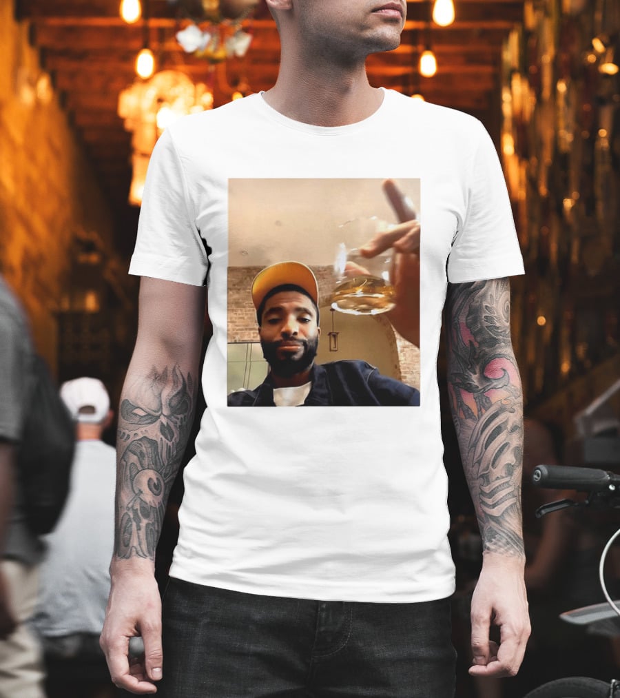 Mikal Bridges New York Knicks Live Stream Hat And Cheers Moment T-Shirt