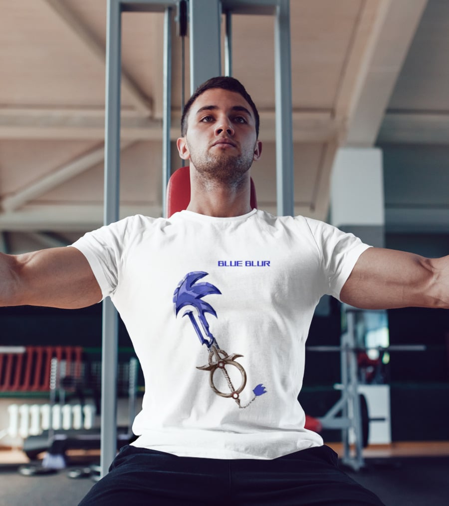 The Hedgehog Keyblade Blue Blur Sonic T-Shirt