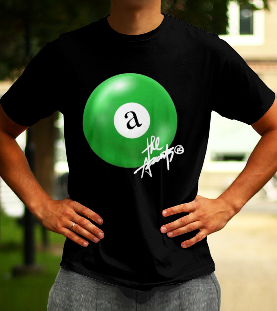 The Accents Collection Green Pool Ball Icon With Signature T-Shirt