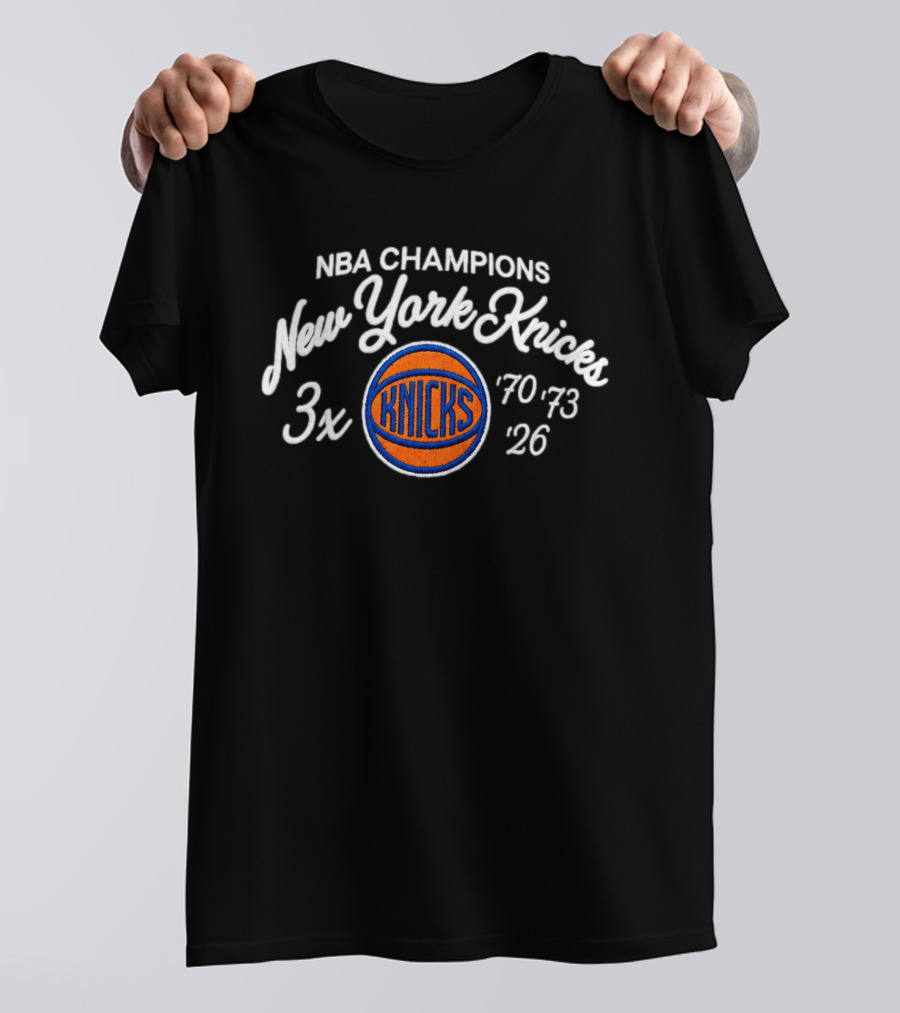New York Knicks NBA Champions 3x 70 73 26 T-Shirt