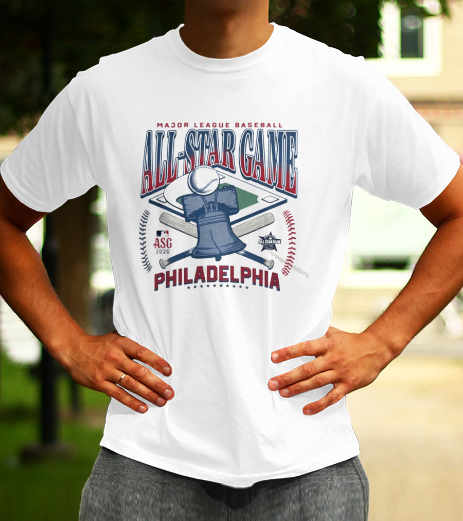 2026 Major League Baseball All Star Game Philadelphia Liberty Bell T-Shirt
