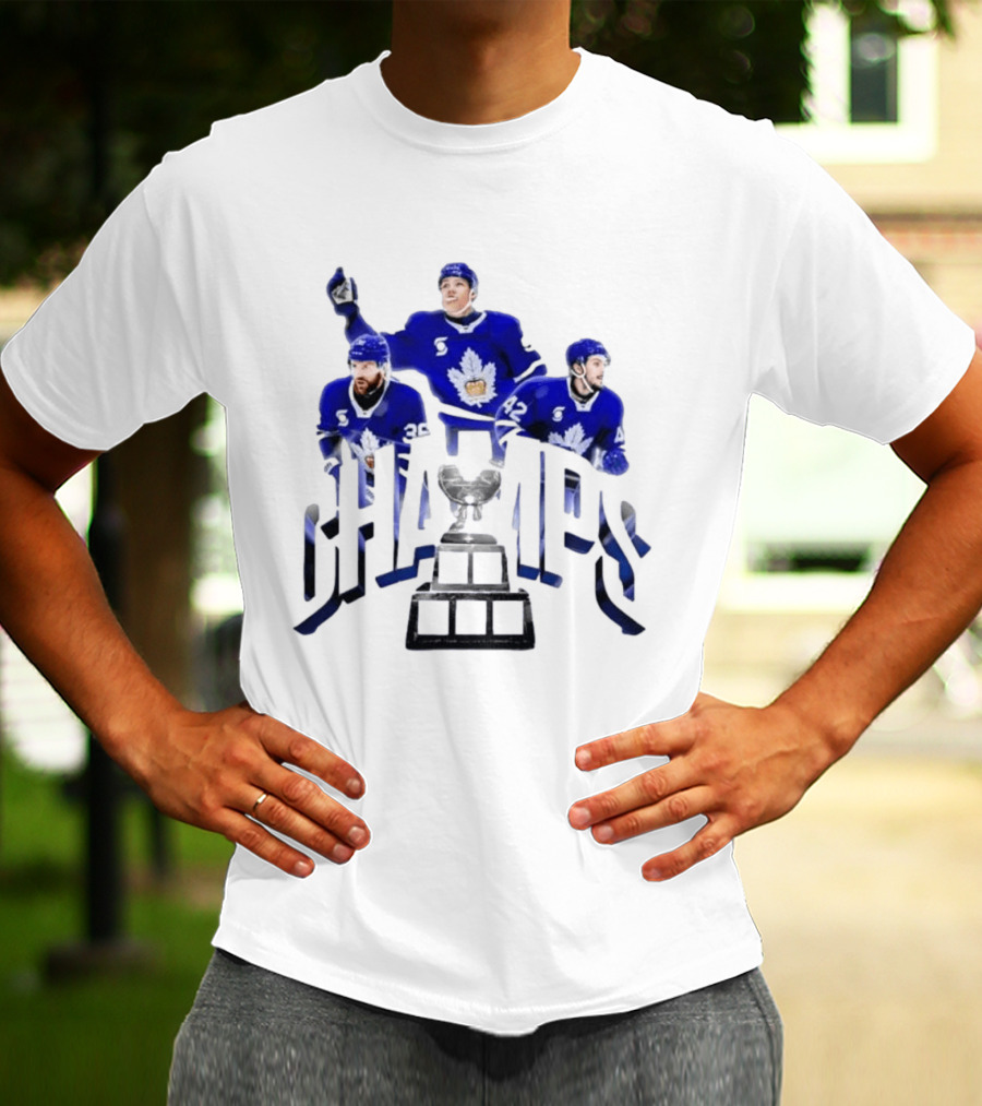 Toronto Marlies Champions Dakota Mermis Easton Cowan Landon Sim 2026 Calder Cup T-Shirt
