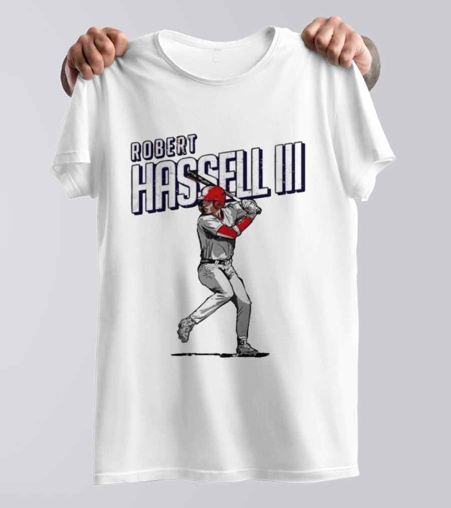 Robert Hassell III Baseball Player Washington Nationals T-Shirt