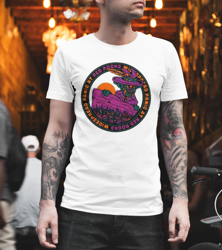 Widespread Panic At Red Rocks June 26 28 2026 Event Psychedelic Goblin T-Shirt