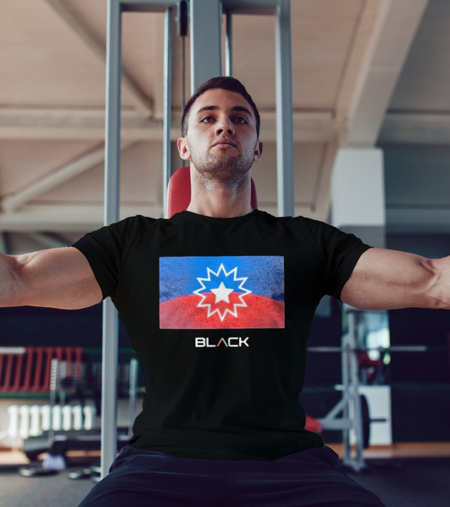 Actively Black Juneteenth Star Flag Celebration T-Shirt