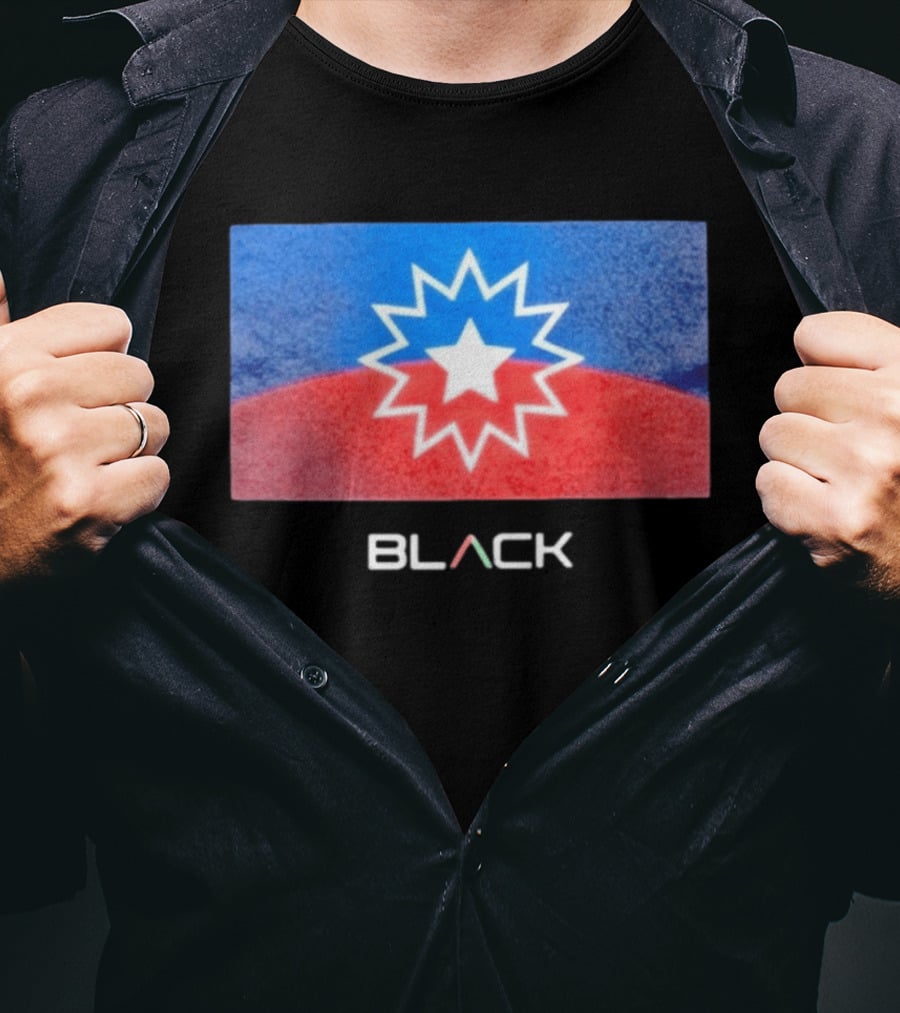 Actively Black Juneteenth Star Flag Celebration T-Shirt