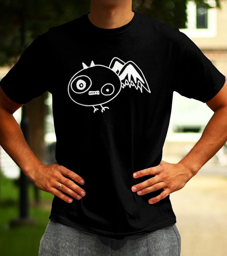 Mountain Bat Halloween Creepy Cartoon Creature With Wings T-Shirt