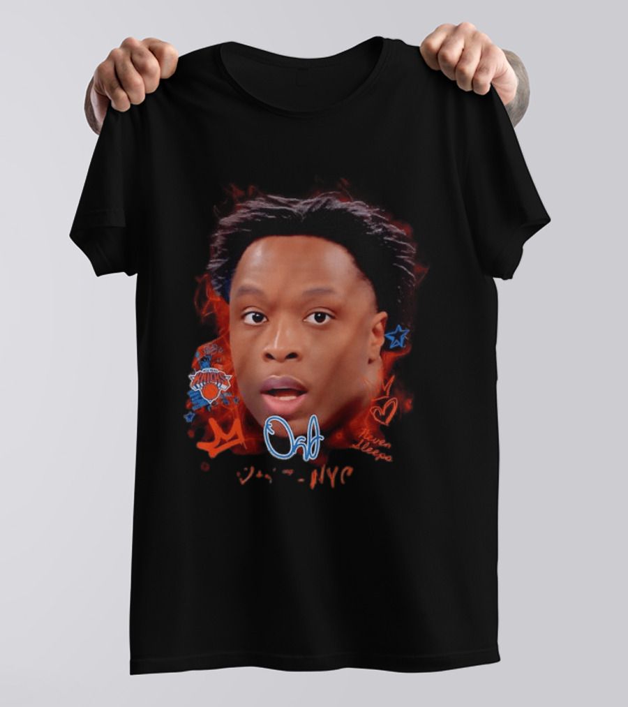 OG Anunoby Knicks Heart Star NYC NBA Never Sleeps T-Shirt