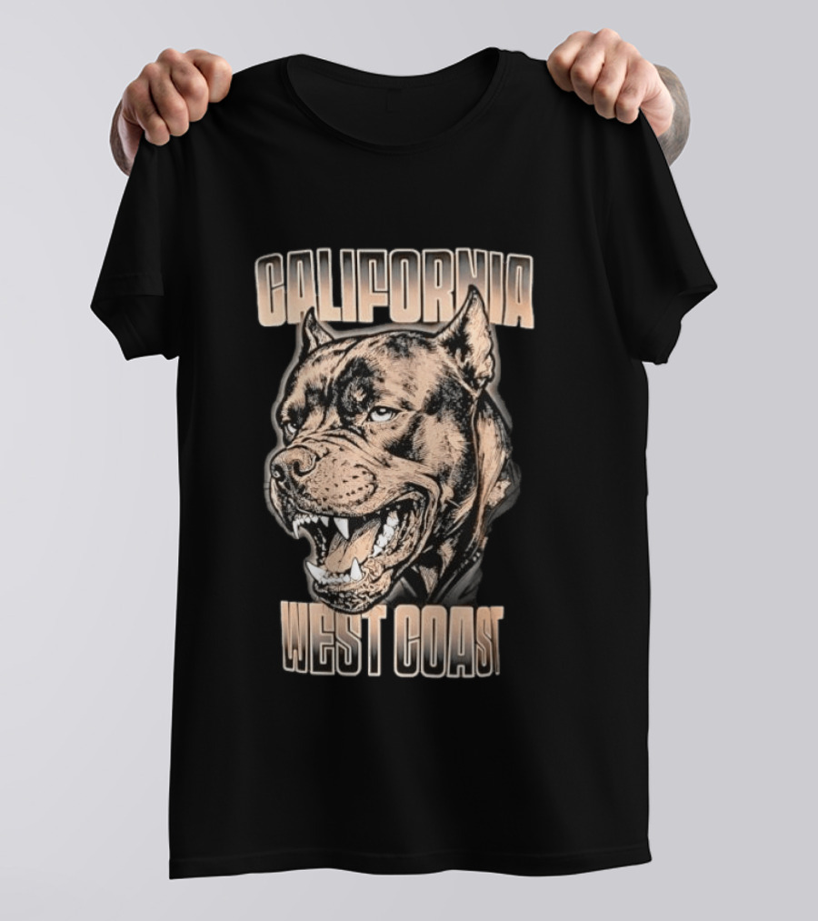 California West Coast Pit Bull T-Shirt