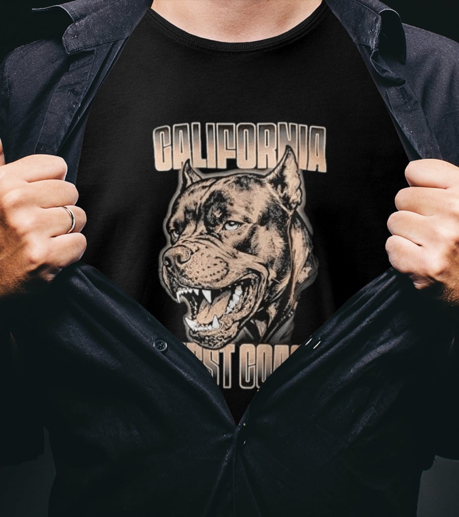 California West Coast Pit Bull T-Shirt