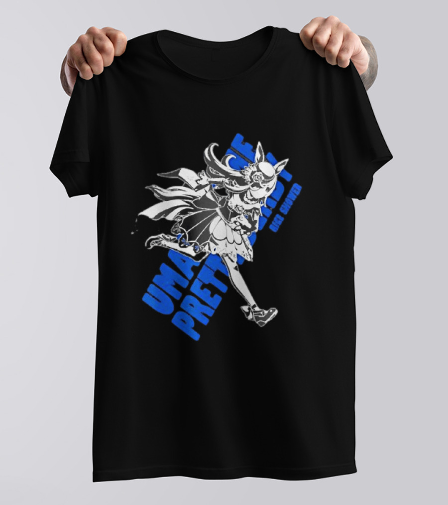 Umamusume Pretty Derby Rice Shower Character Run T-Shirt