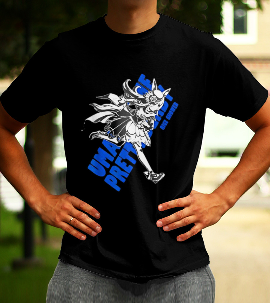 Umamusume Pretty Derby Rice Shower Character Run T-Shirt