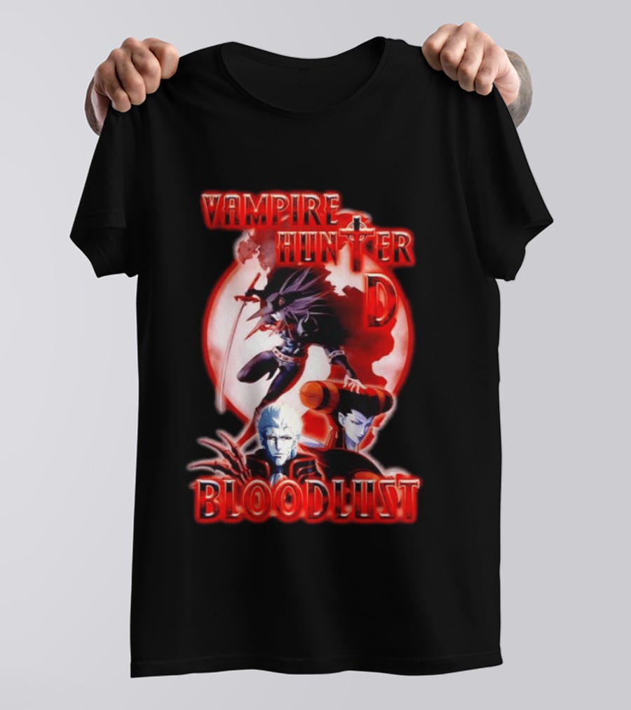 Vampire Hunter D Bloodlust Anime Dark Fantasy Adventure Characters T-Shirt