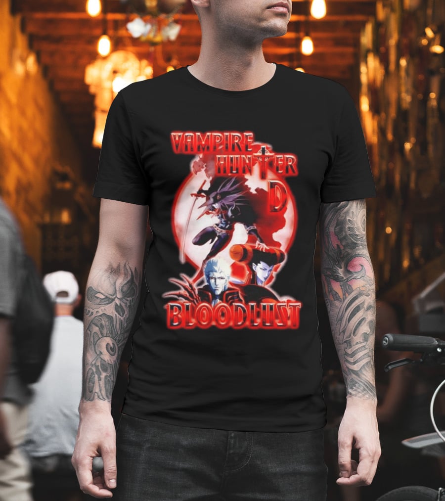 Vampire Hunter D Bloodlust Anime Dark Fantasy Adventure Characters T-Shirt