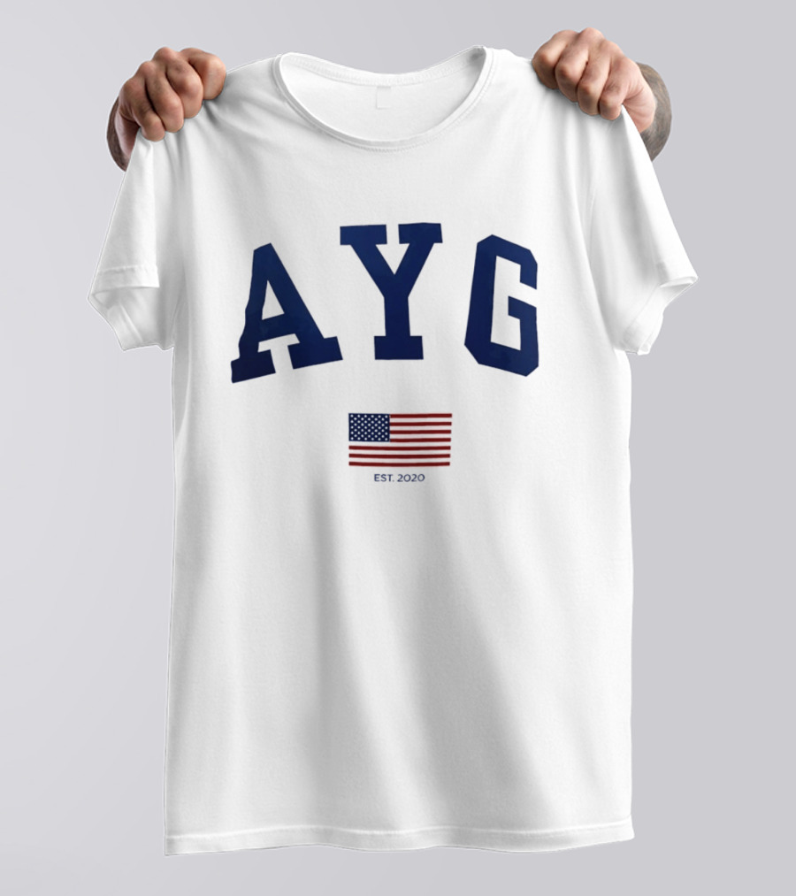 AYG American Flag EST 2020 4th Of July T-Shirt