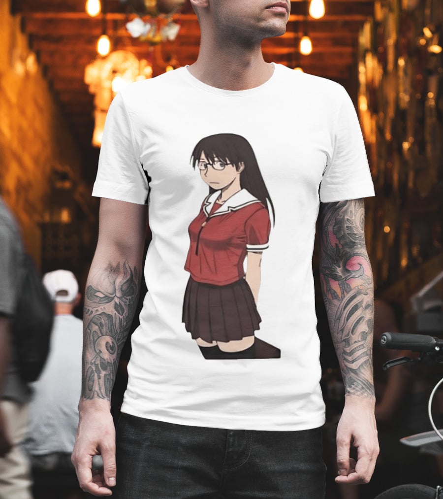 Azumanga Daioh Anime Yomi Character Red Outfit T-Shirt