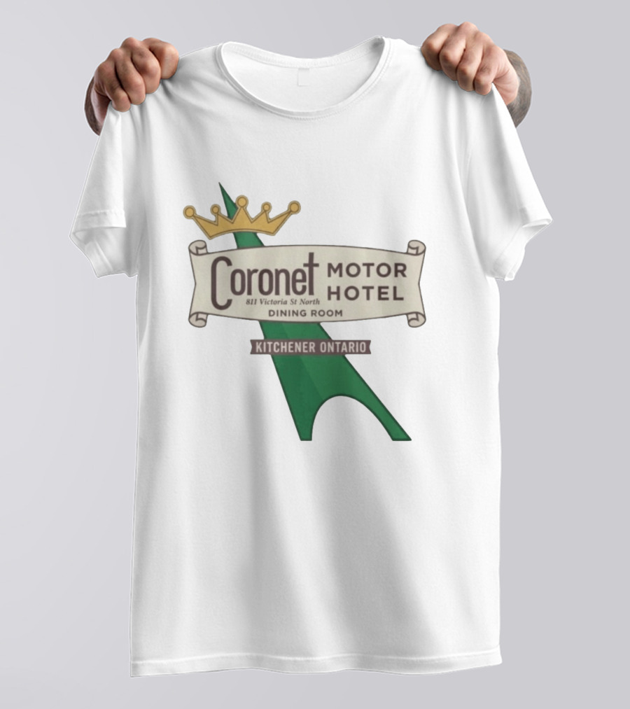 Coronet Motor Hotel 811 Victoria St North Kitchener Ontario Dining Room T-Shirt