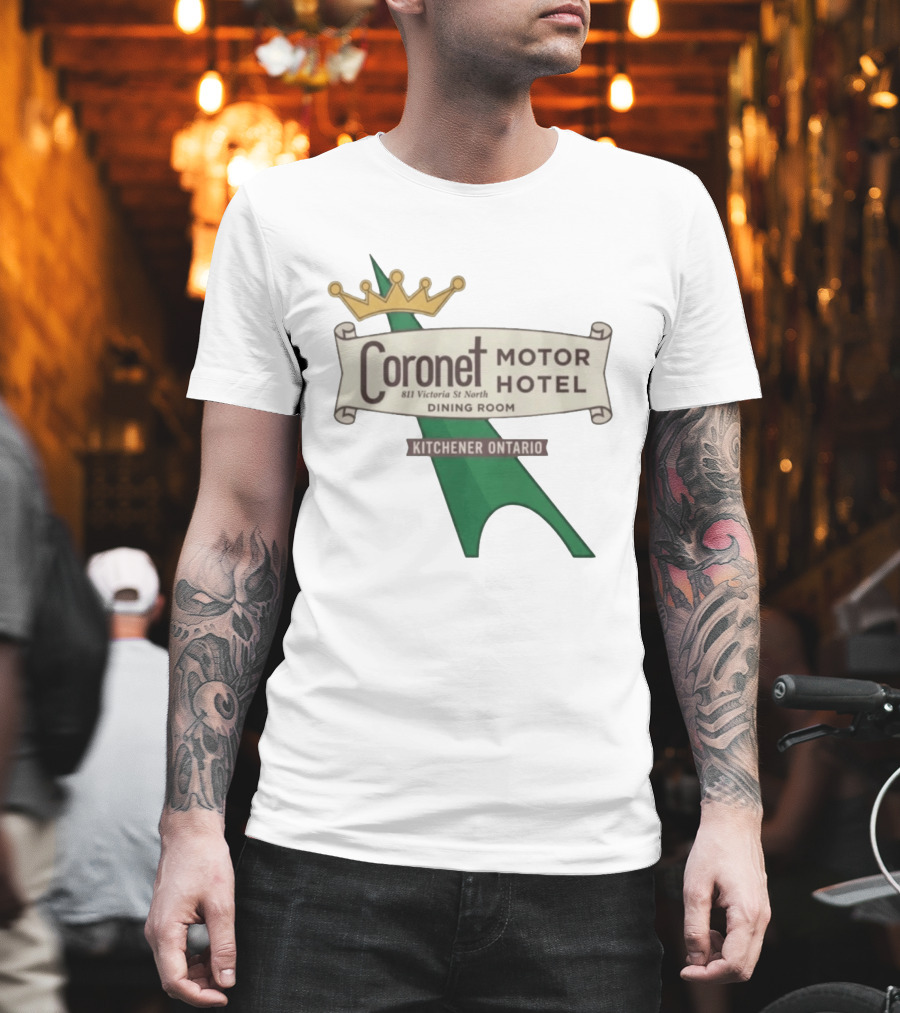 Coronet Motor Hotel 811 Victoria St North Kitchener Ontario Dining Room T-Shirt