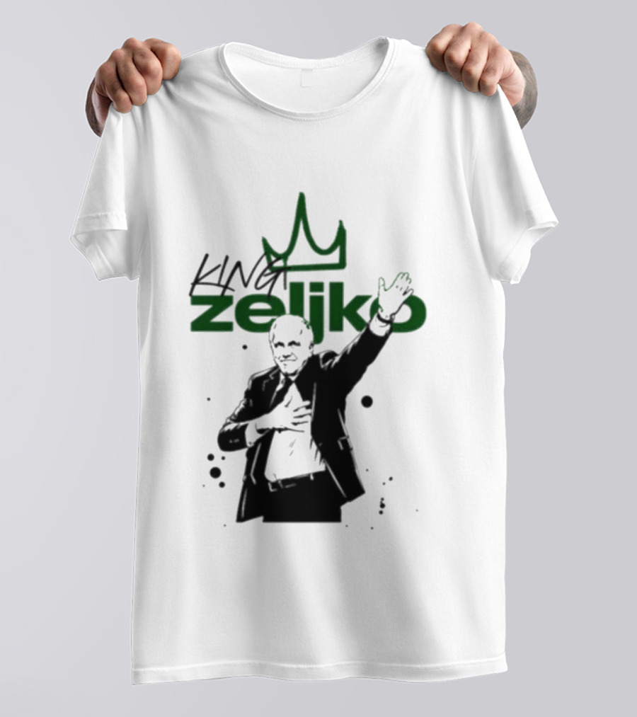 King Zeliko Regal Gesture With Crown T-Shirt