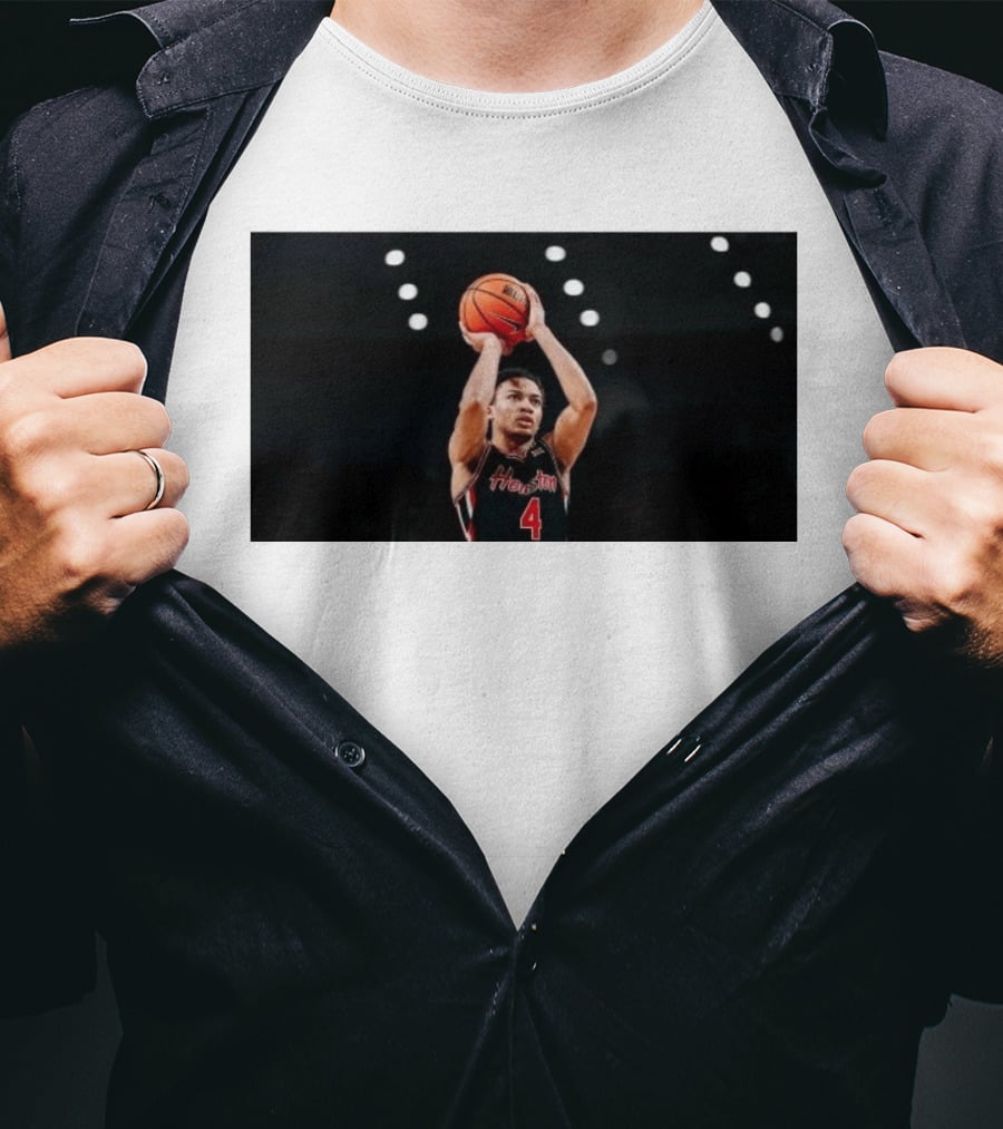 Kingston Flemings A Letter To NBA GMS Houston Basketball Player With Ball T-Shirt