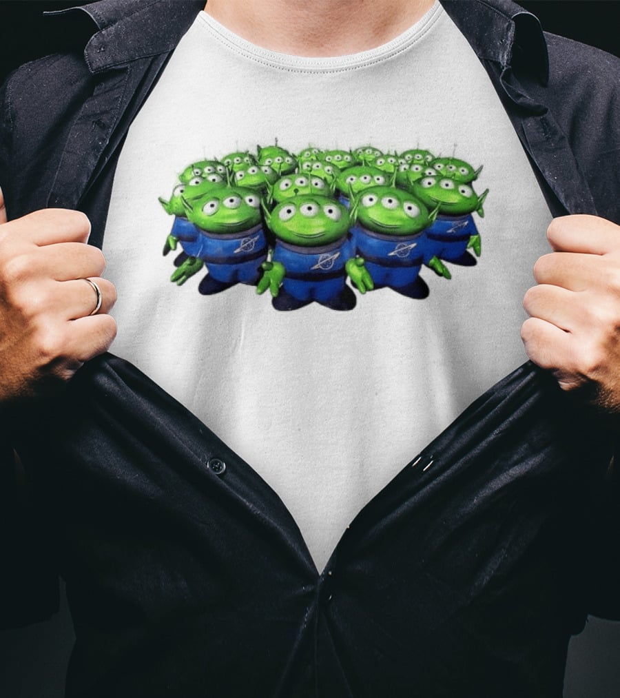 Little Green Men Aliens Toy Story Pixar Animation Characters T-Shirt