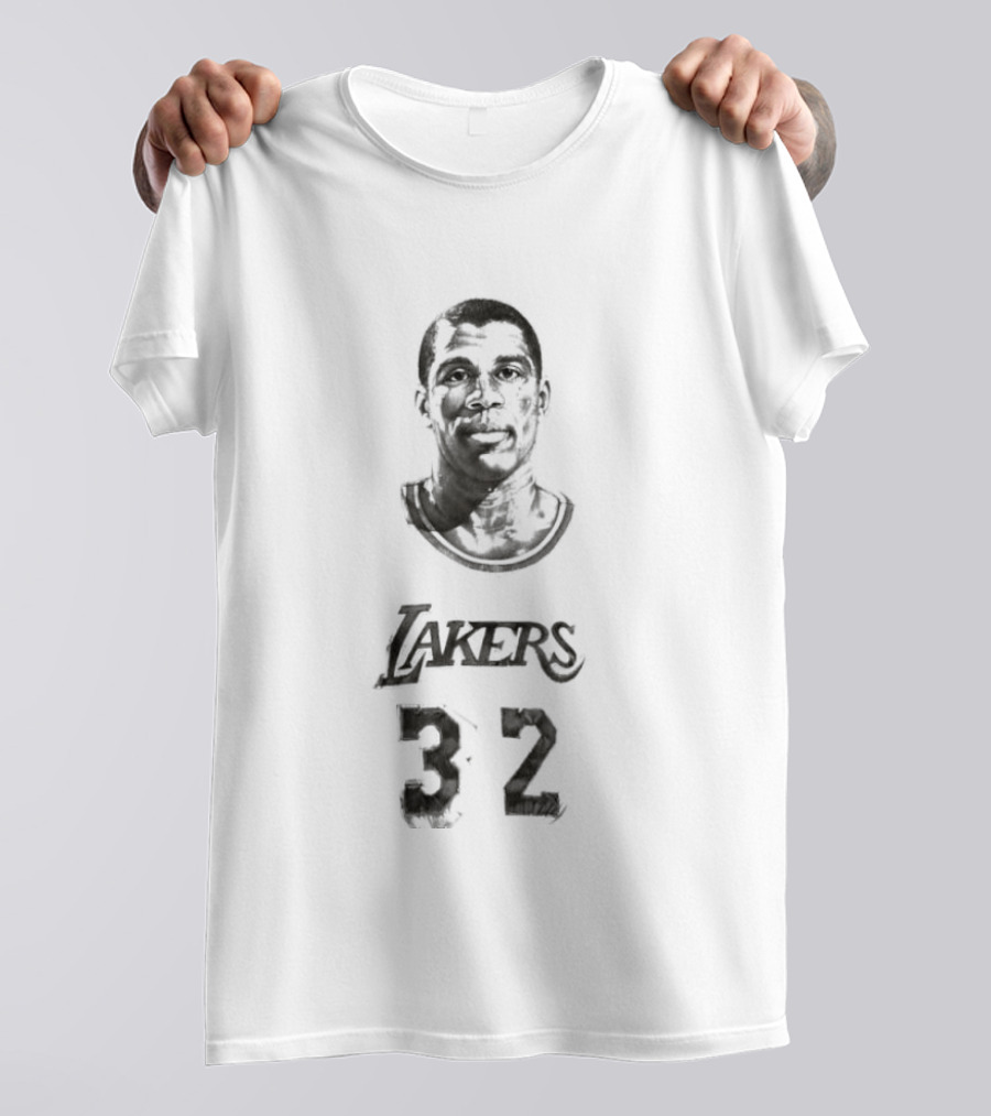 Magic Johnson Lakers 32 T-Shirt