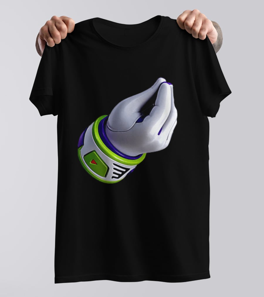 Buzz Lightyear Toy Story Ma Che Vuoi Hand Gesture T-Shirt