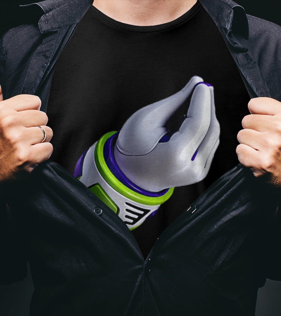 Buzz Lightyear Toy Story Ma Che Vuoi Hand Gesture T-Shirt