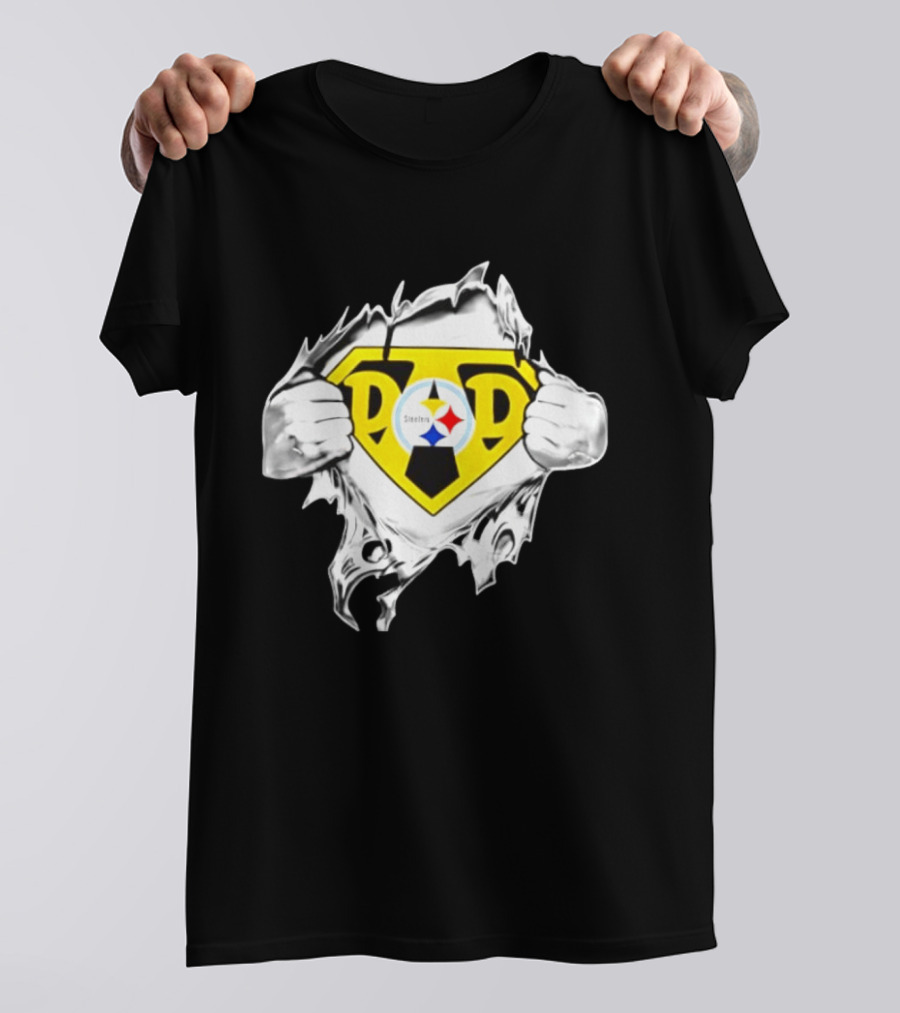 Pittsburgh Steelers Super Dad Father's Day Fan T-Shirt