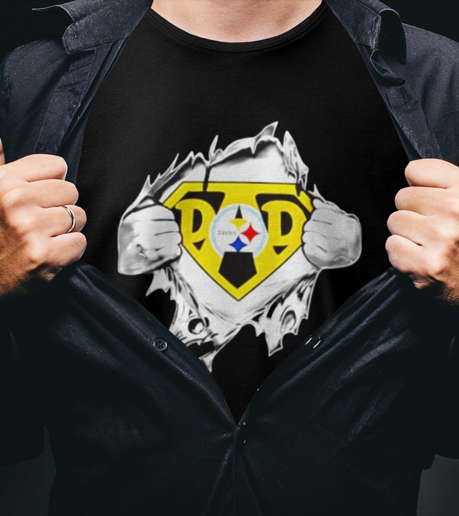 Pittsburgh Steelers Super Dad Father's Day Fan T-Shirt