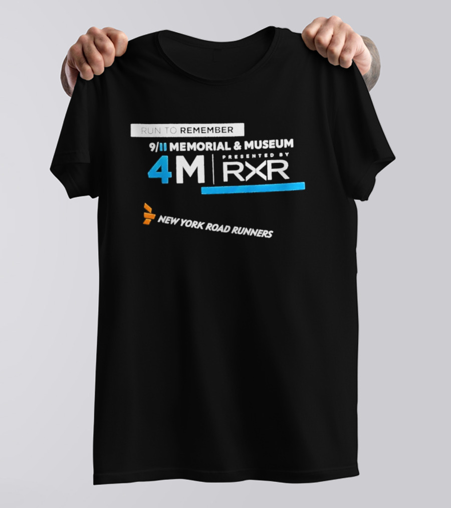 Run To Remember 9/11 Memorial & Museum 4M Presented By RXR New York Road Runners T-Shirt