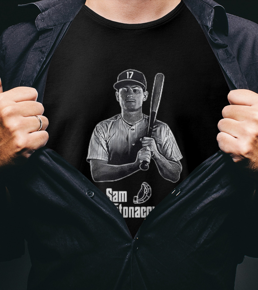 Sam Antonacci Baseball Team Sport MLB Two Runs T-Shirt