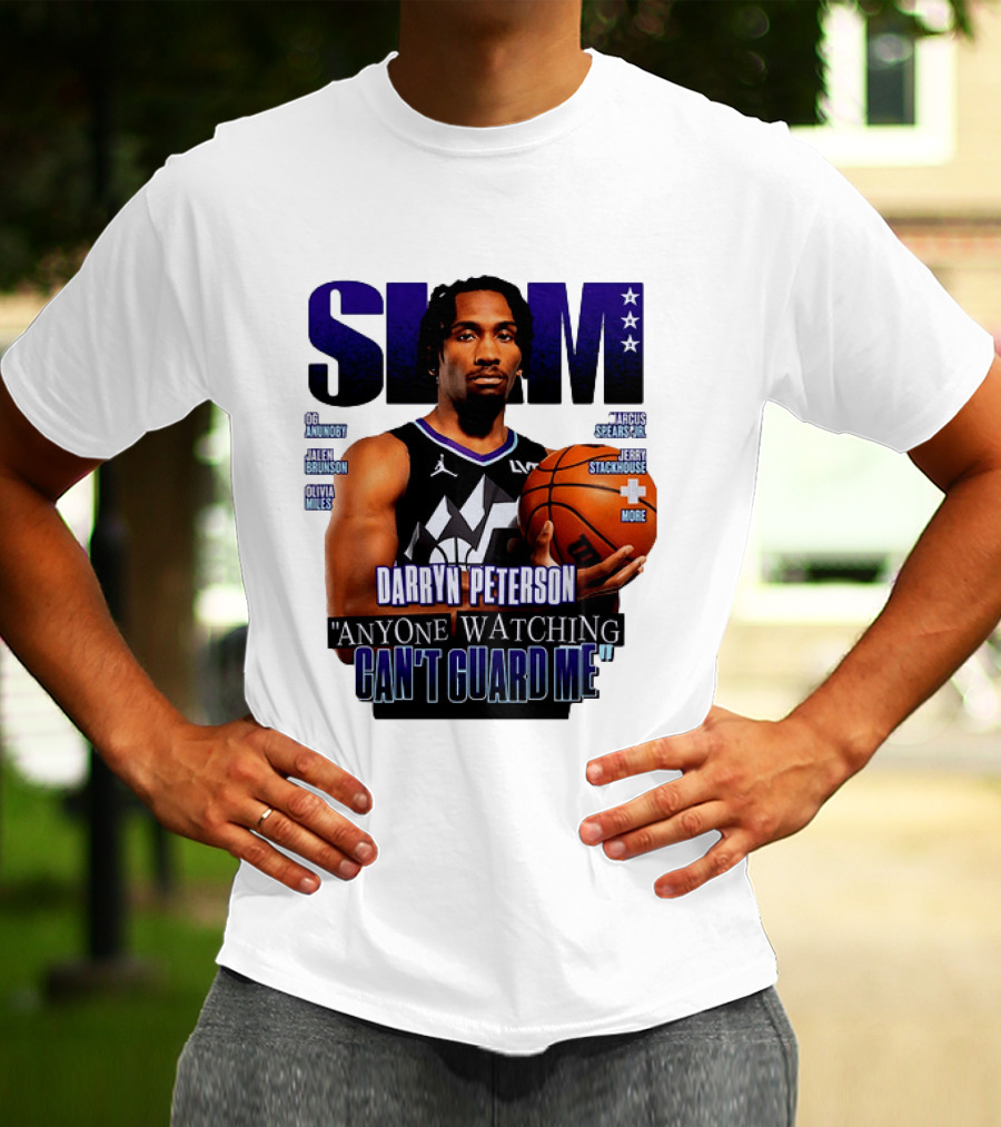 Darryn Peterson SLAM Utah Jazz Basketball Anyone Ing Can't Guard Me T-Shirt