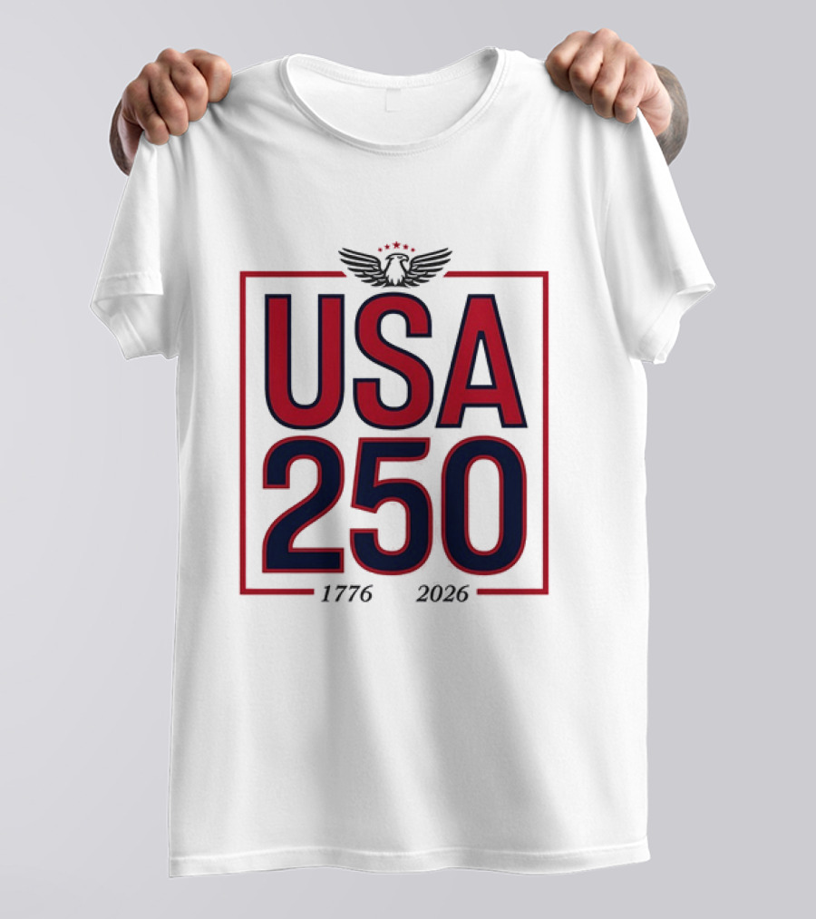 USA 250 Semiquincentennial Eagle 1776 2026 Anniversary T-Shirt