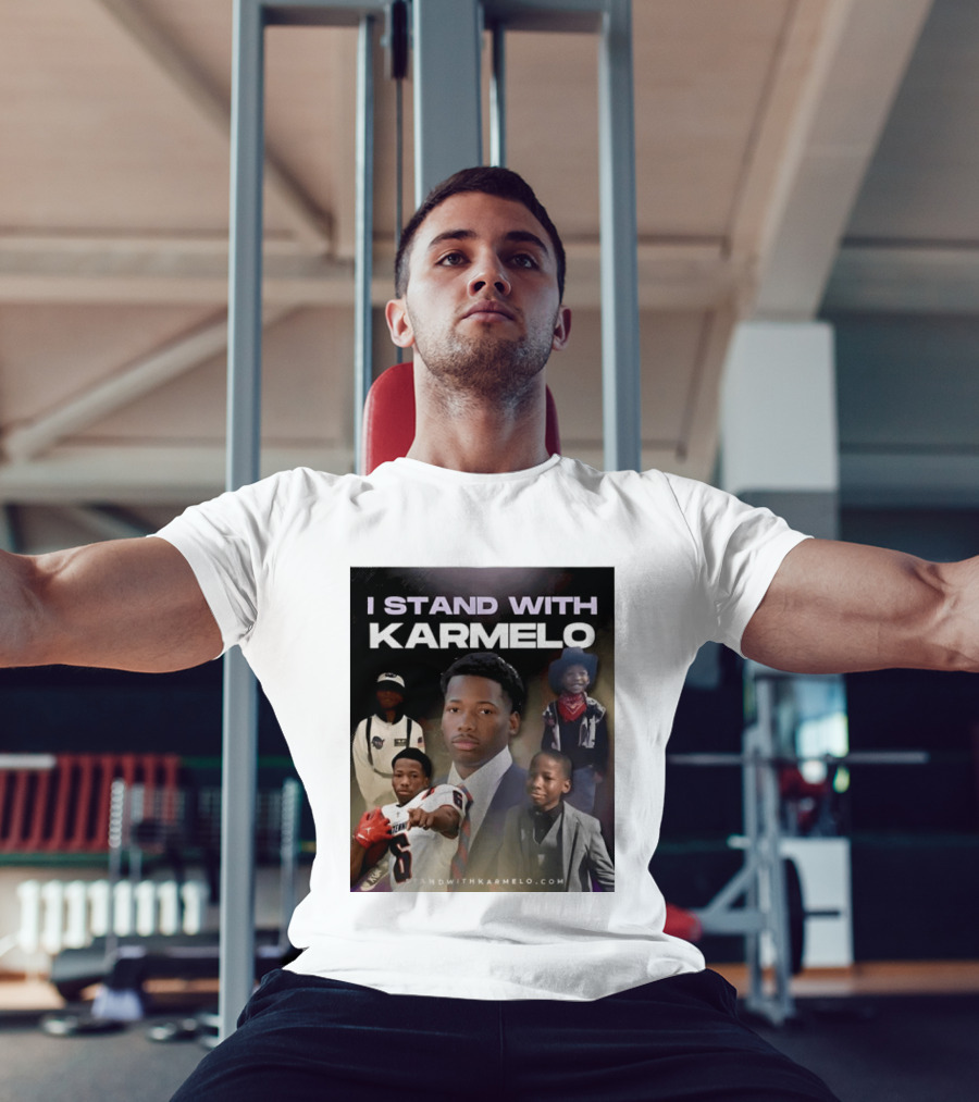 I Stand With Karmelo Football Player Memorial Standwithkarmelo T-Shirt