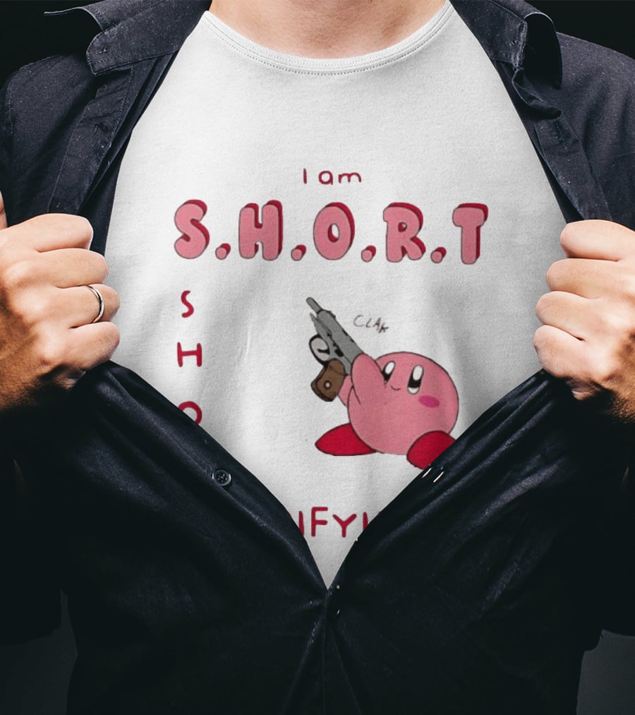 Kirby S H O R Short Terrifying I Am T-Shirt