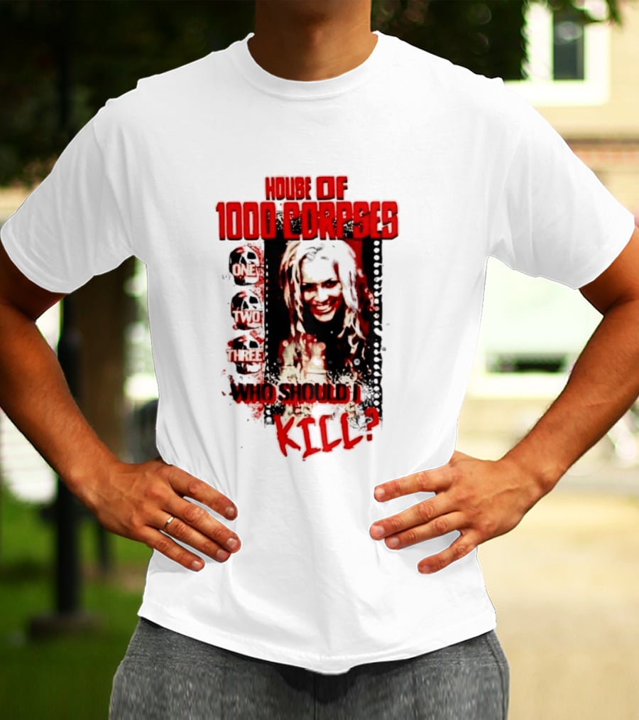 House Of 1000 Corpses One Two Three Who Should I Kill T-Shirt