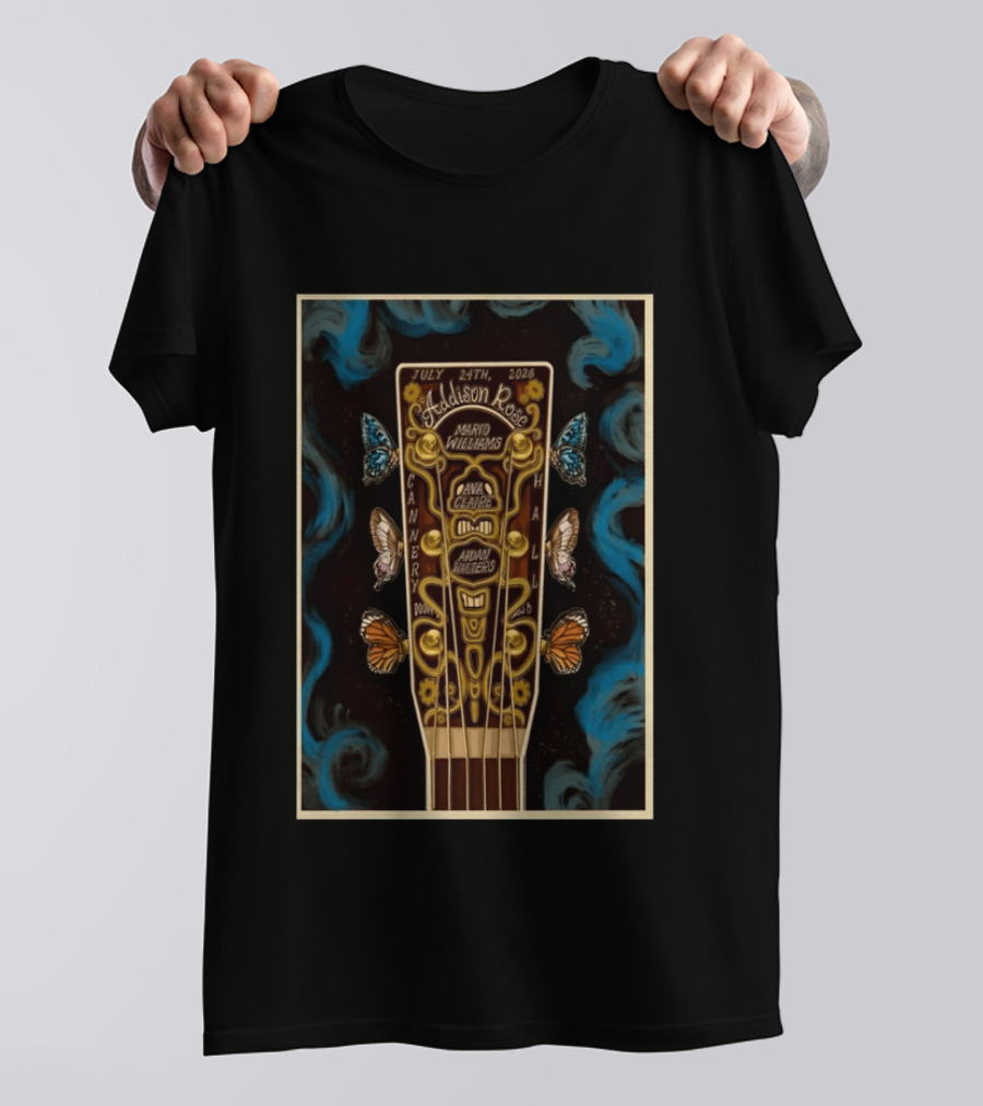Addison Rose Cannery Hall Nashville July 24 2026 Event With Mario Williams Ava Charles Aiden Walters T-Shirt