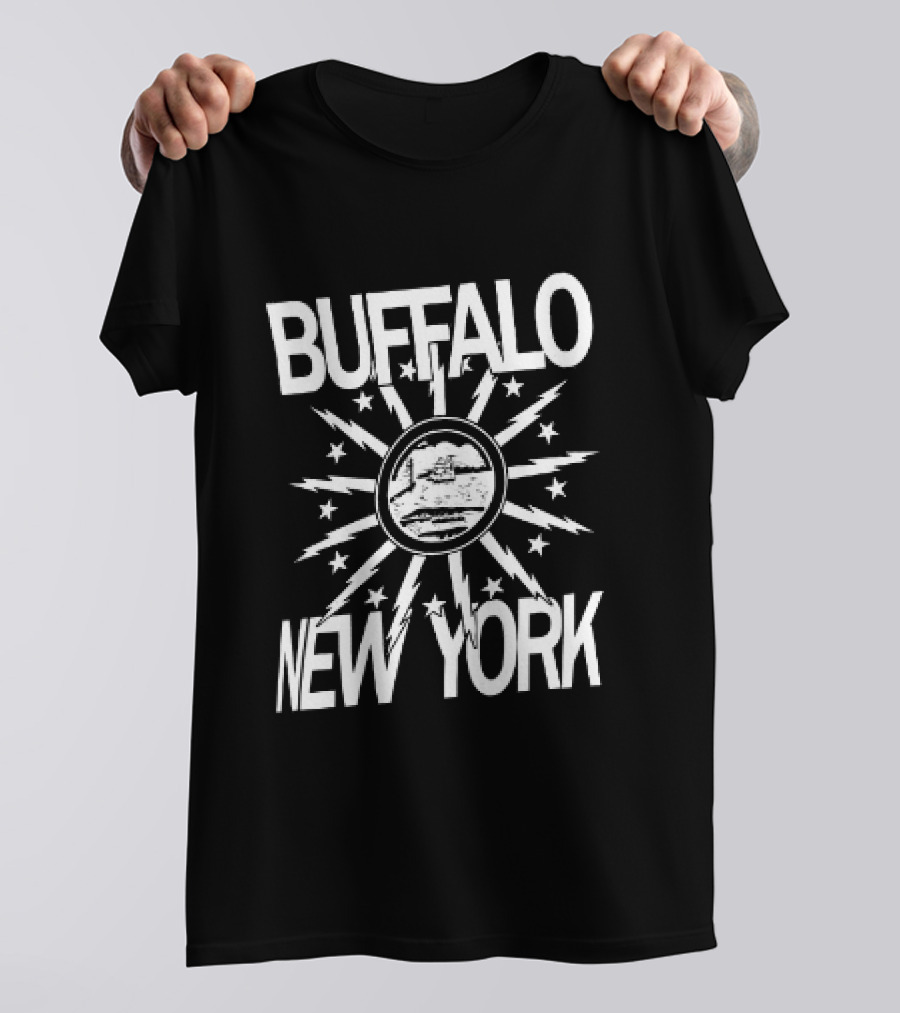 Buffalo New York Stars And Sunburst T-Shirt