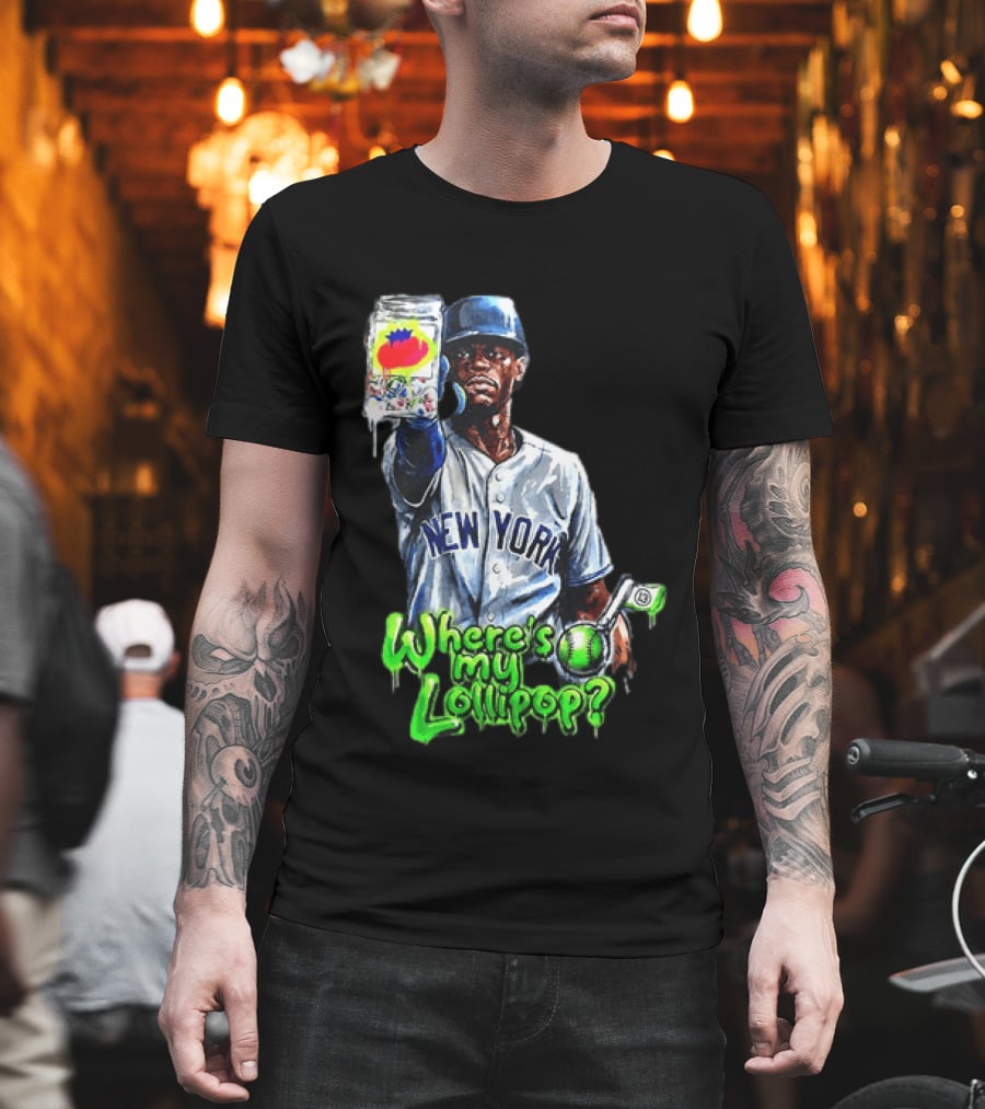 New York Mets Curtis Granderson Where's My Lollipop T-Shirt