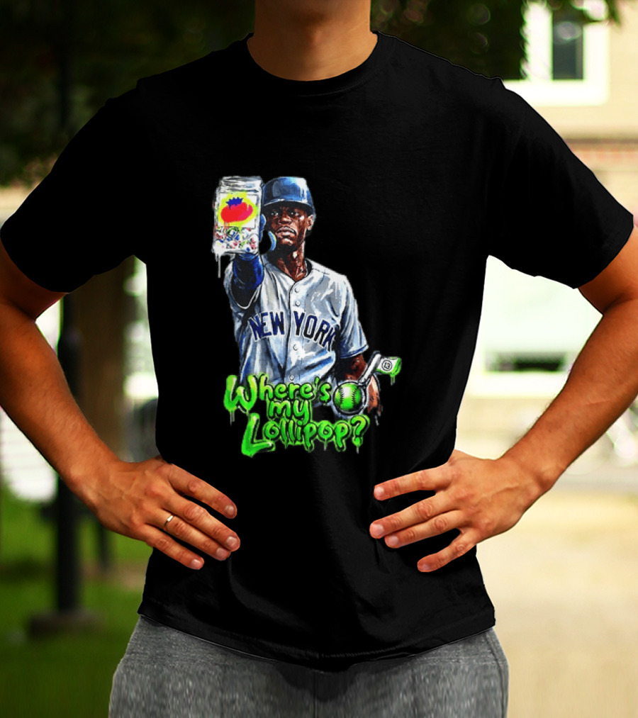 New York Mets Curtis Granderson Where's My Lollipop T-Shirt