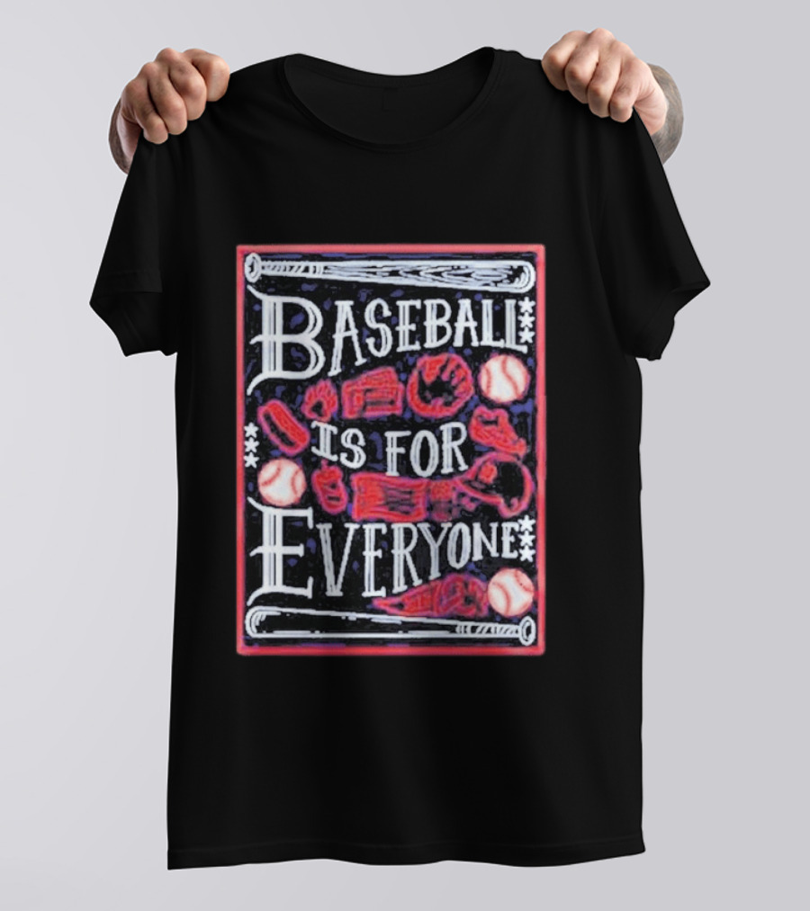 Detroit Tigers 2026 Baseball Is For Everyone Inclusivity And Diversity T-Shirt
