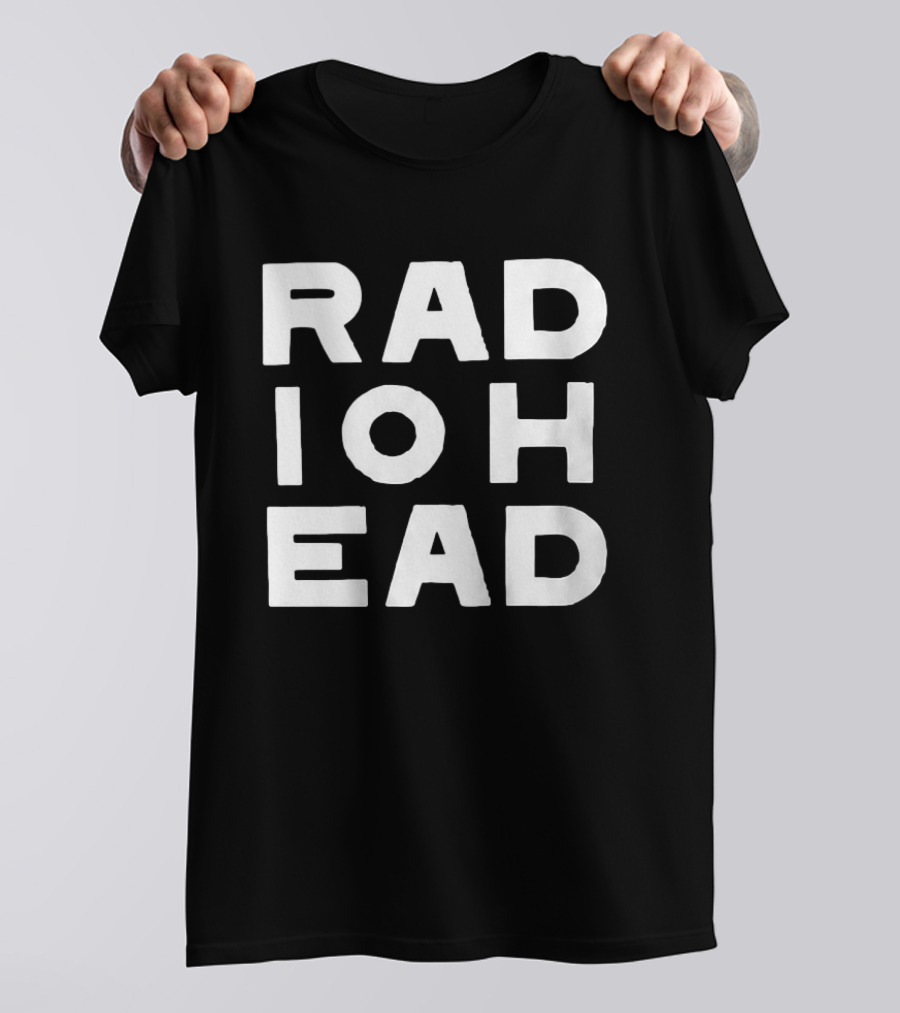 Edward Norton Radiohead Block Lettering T-Shirt